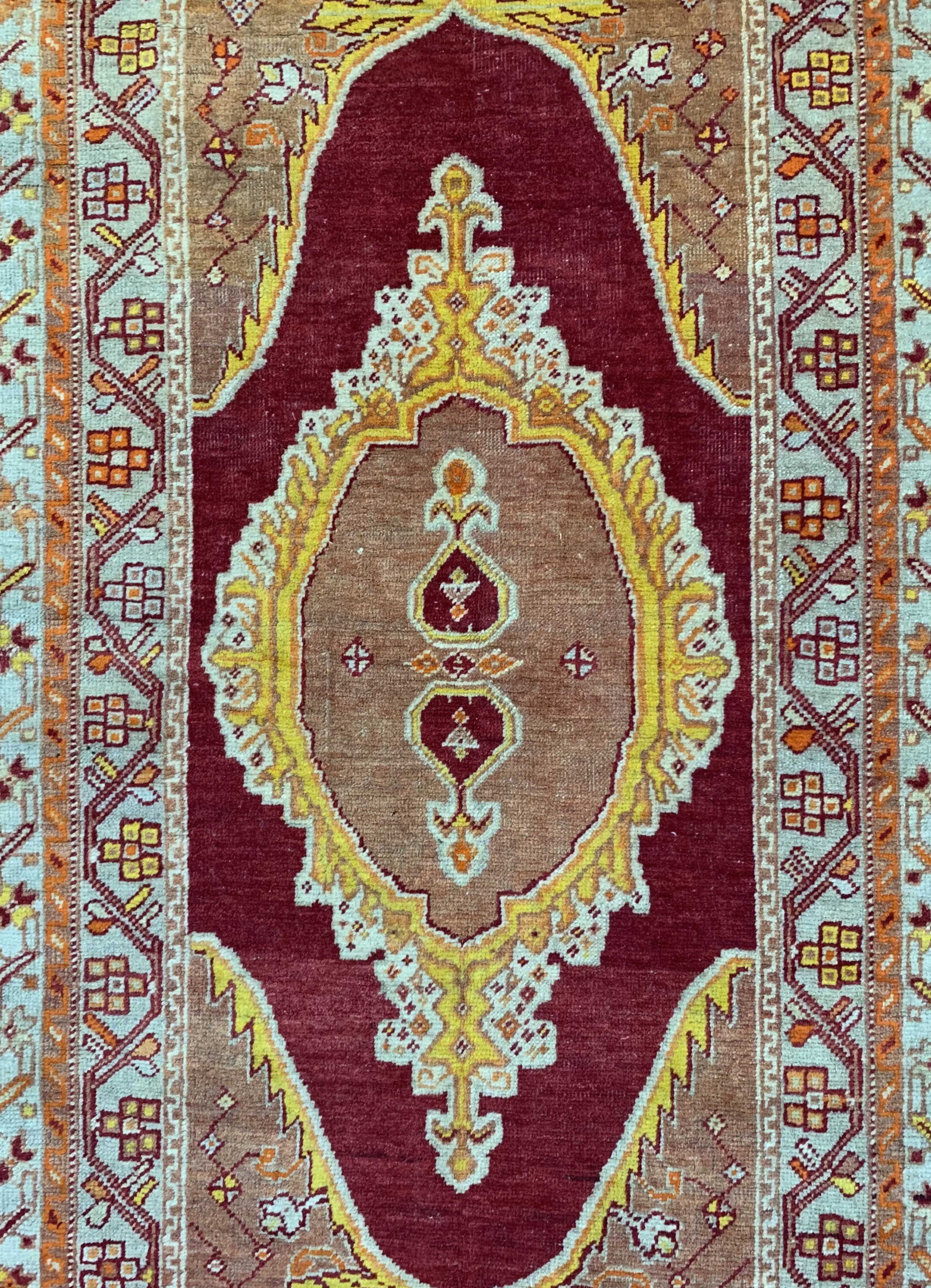 Detail b: Sivas alt, Türkei, um 1930, Wolle auf Wolle, ca. 177 x 119 cm, EHZ: 3