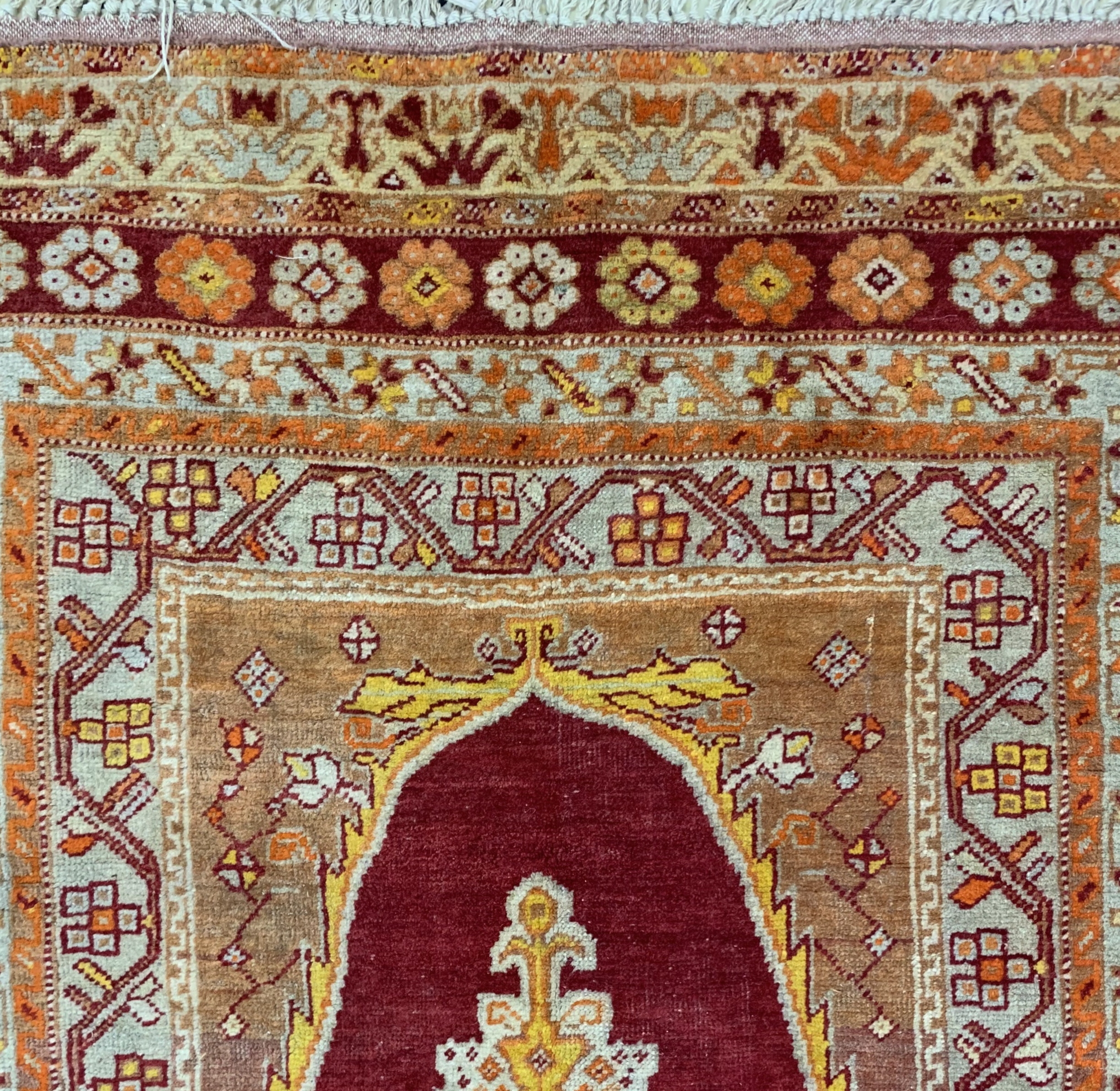 Detail c: Sivas alt, Türkei, um 1930, Wolle auf Wolle, ca. 177 x 119 cm, EHZ: 3