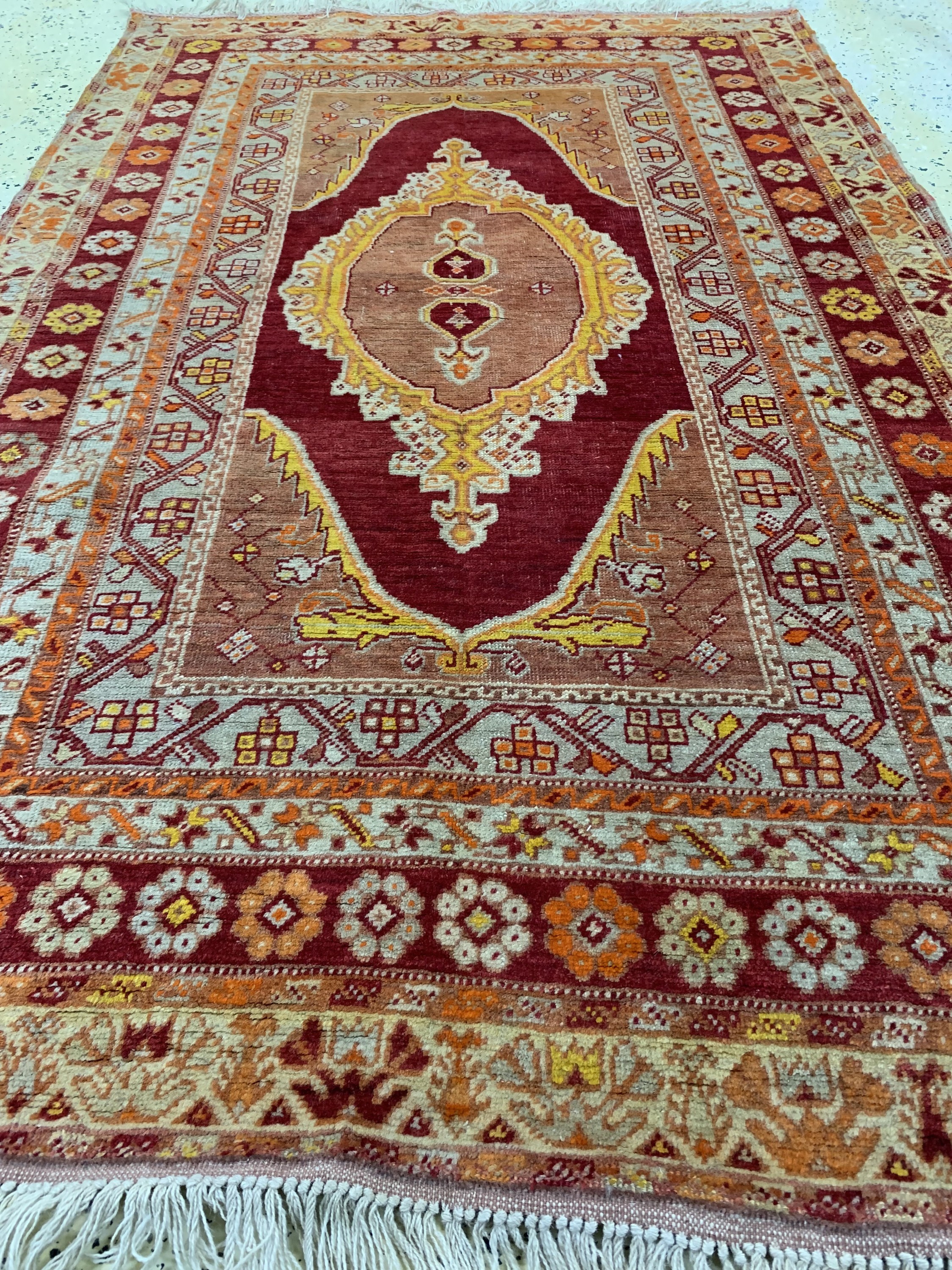 Detail d: Sivas alt, Türkei, um 1930, Wolle auf Wolle, ca. 177 x 119 cm, EHZ: 3