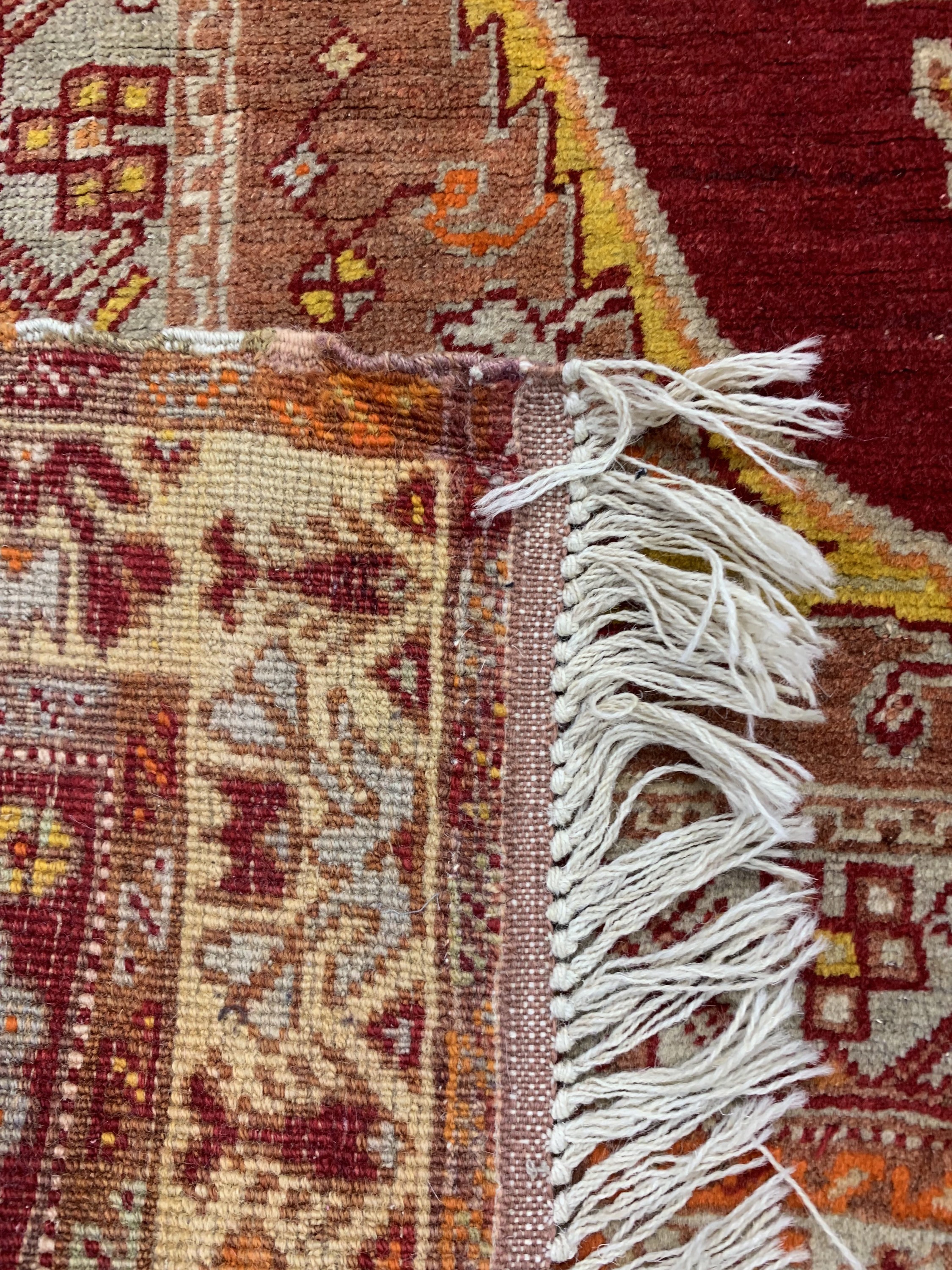 Detail e: Sivas alt, Türkei, um 1930, Wolle auf Wolle, ca. 177 x 119 cm, EHZ: 3