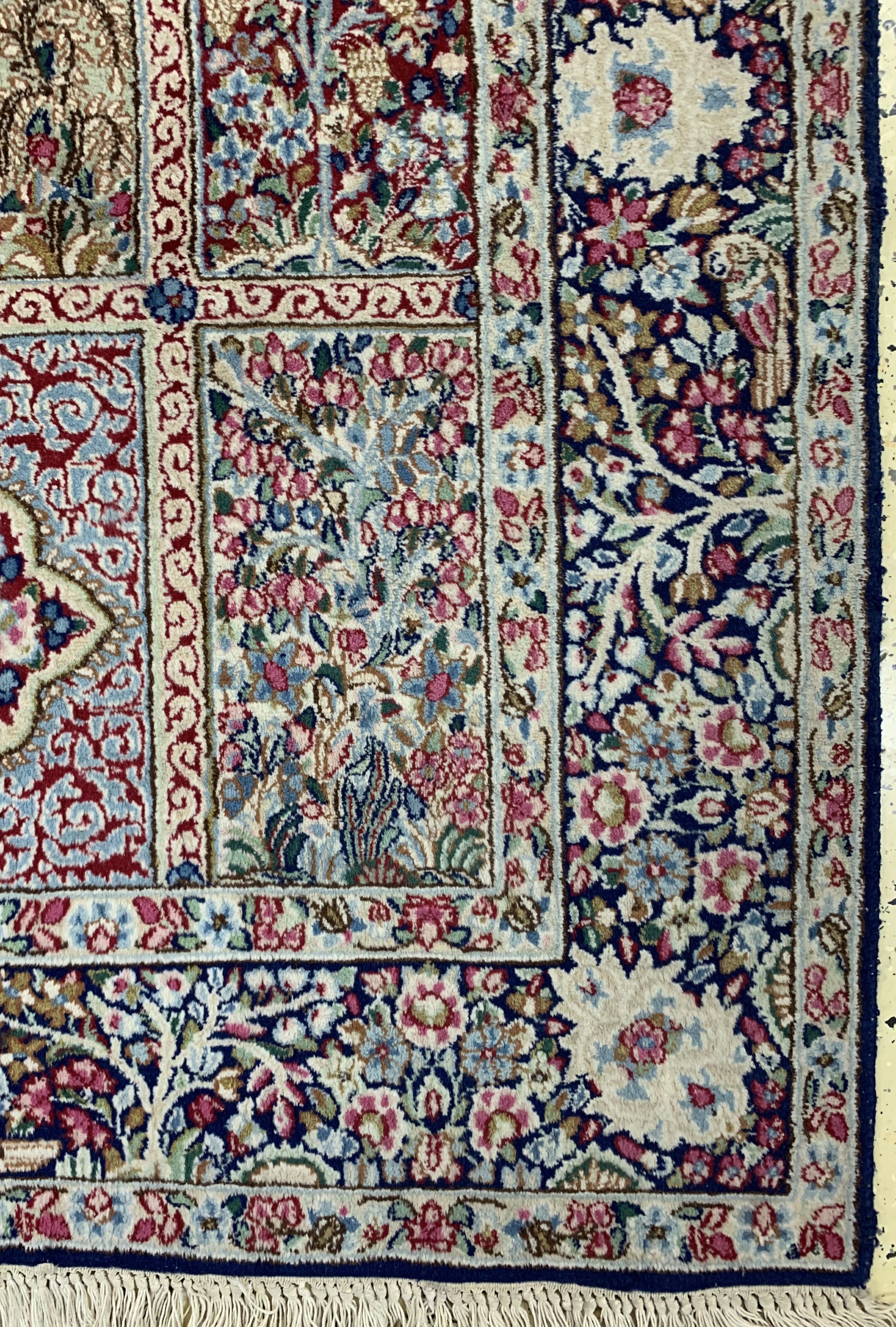 Detail a: Kerman, Persien, um 1940, Wolle auf Baumwolle, ca. 234 x 150 cm, EHZ: 2