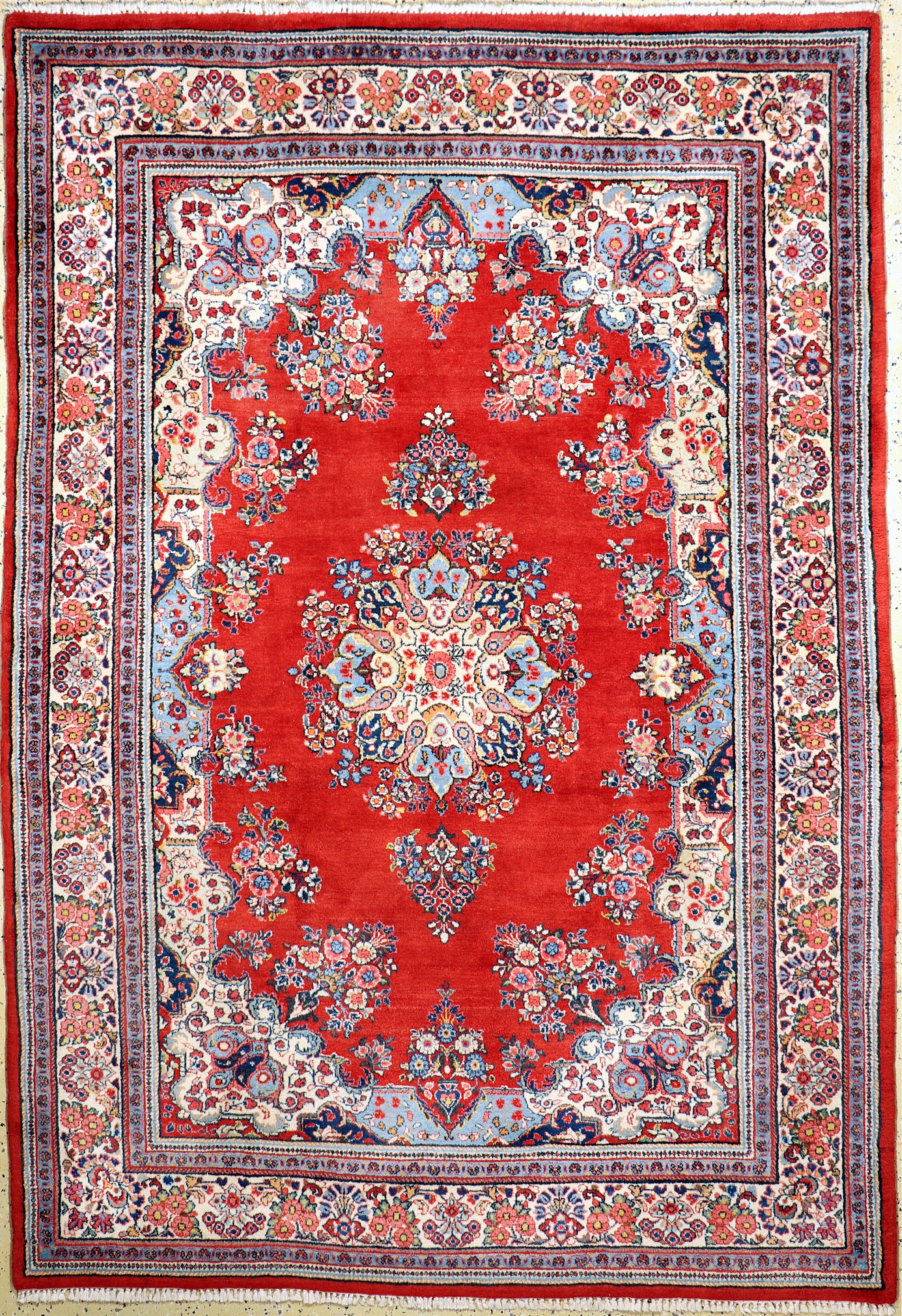 Sarogh, Persien, ca. 50 Jahre, Wolle auf Baumwolle, ca. 268 x 185 cm, EHZ: 2
