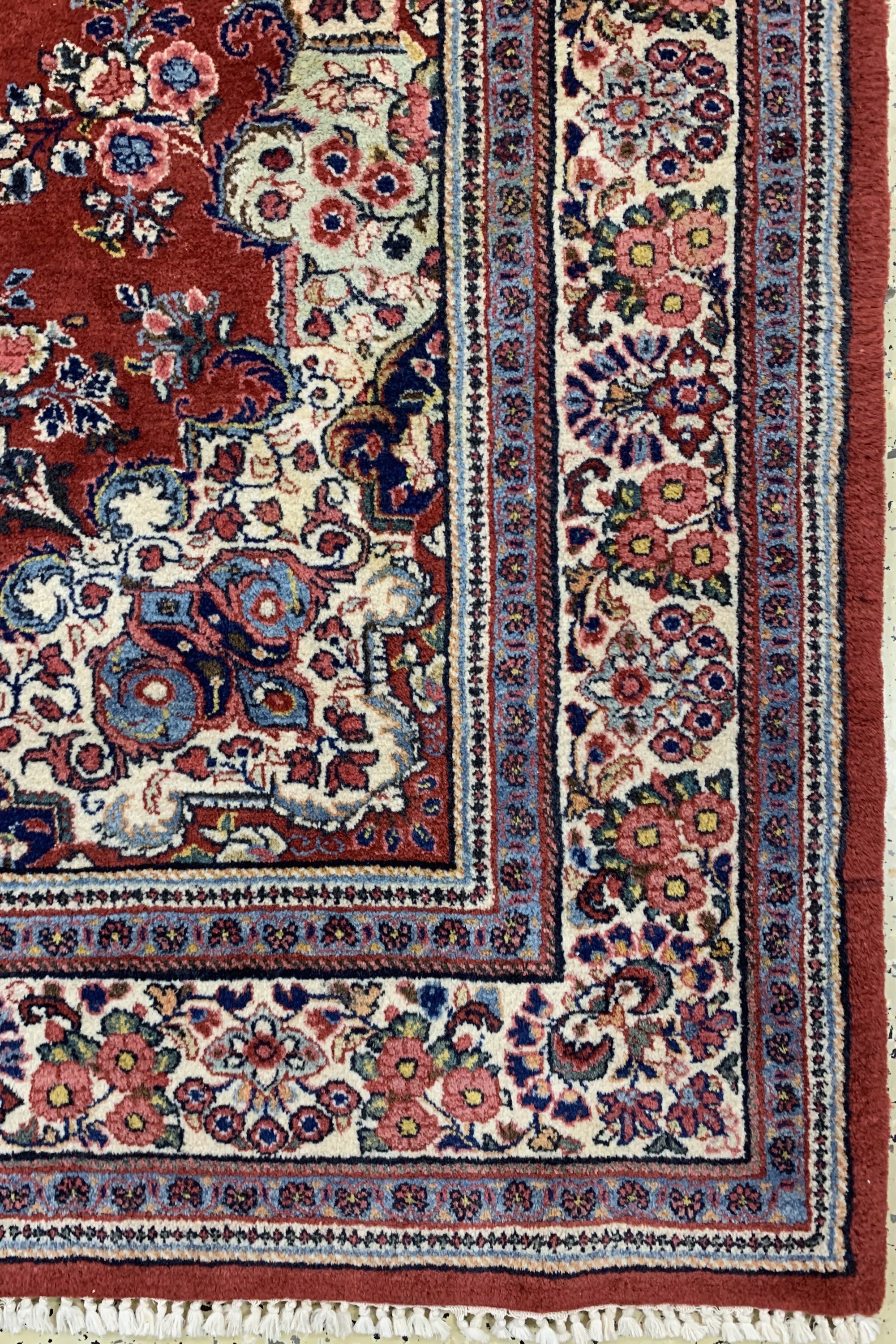 Detail a: Sarogh, Persien, ca. 50 Jahre, Wolle auf Baumwolle, ca. 268 x 185 cm, EHZ: 2