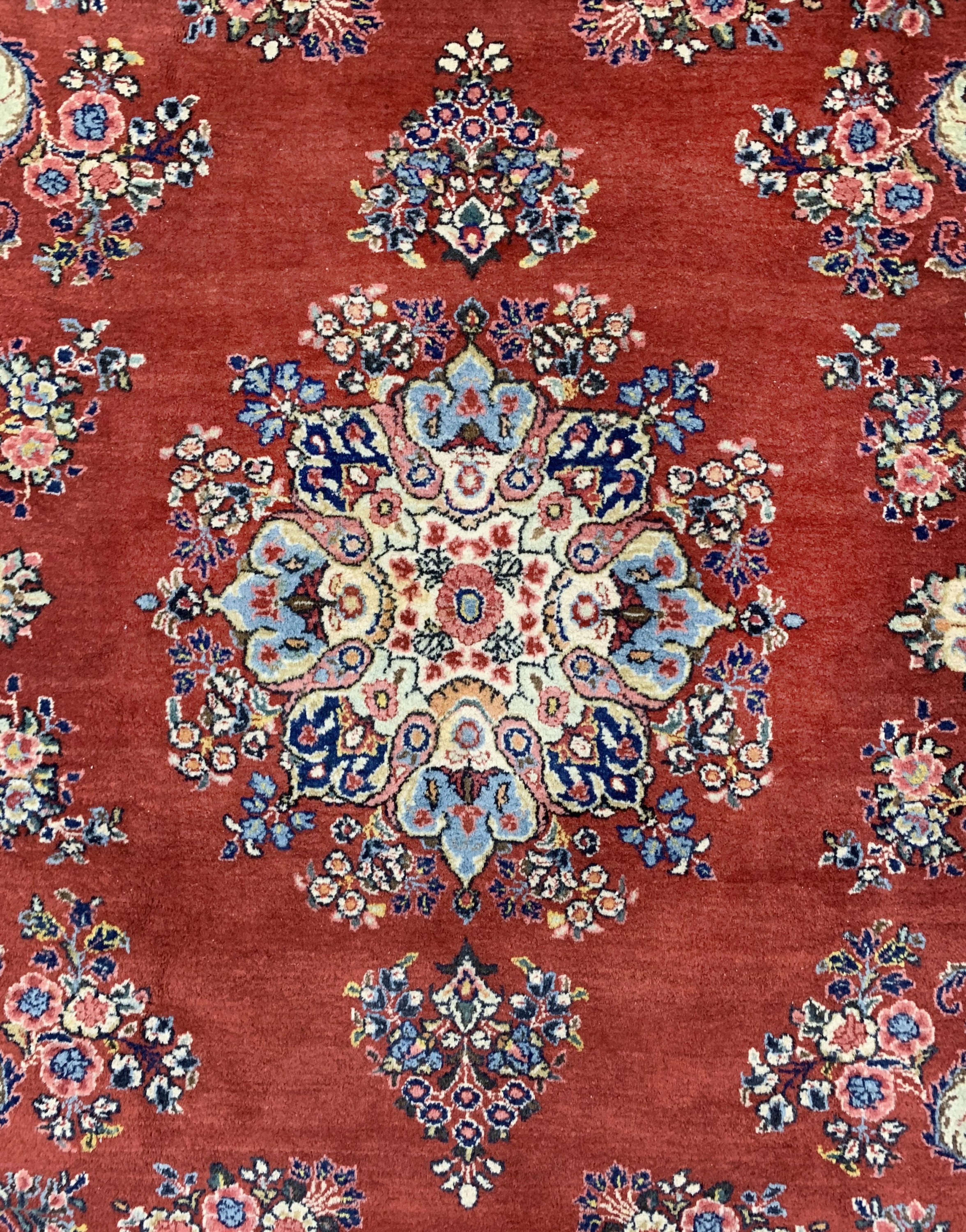 Detail b: Sarogh, Persien, ca. 50 Jahre, Wolle auf Baumwolle, ca. 268 x 185 cm, EHZ: 2