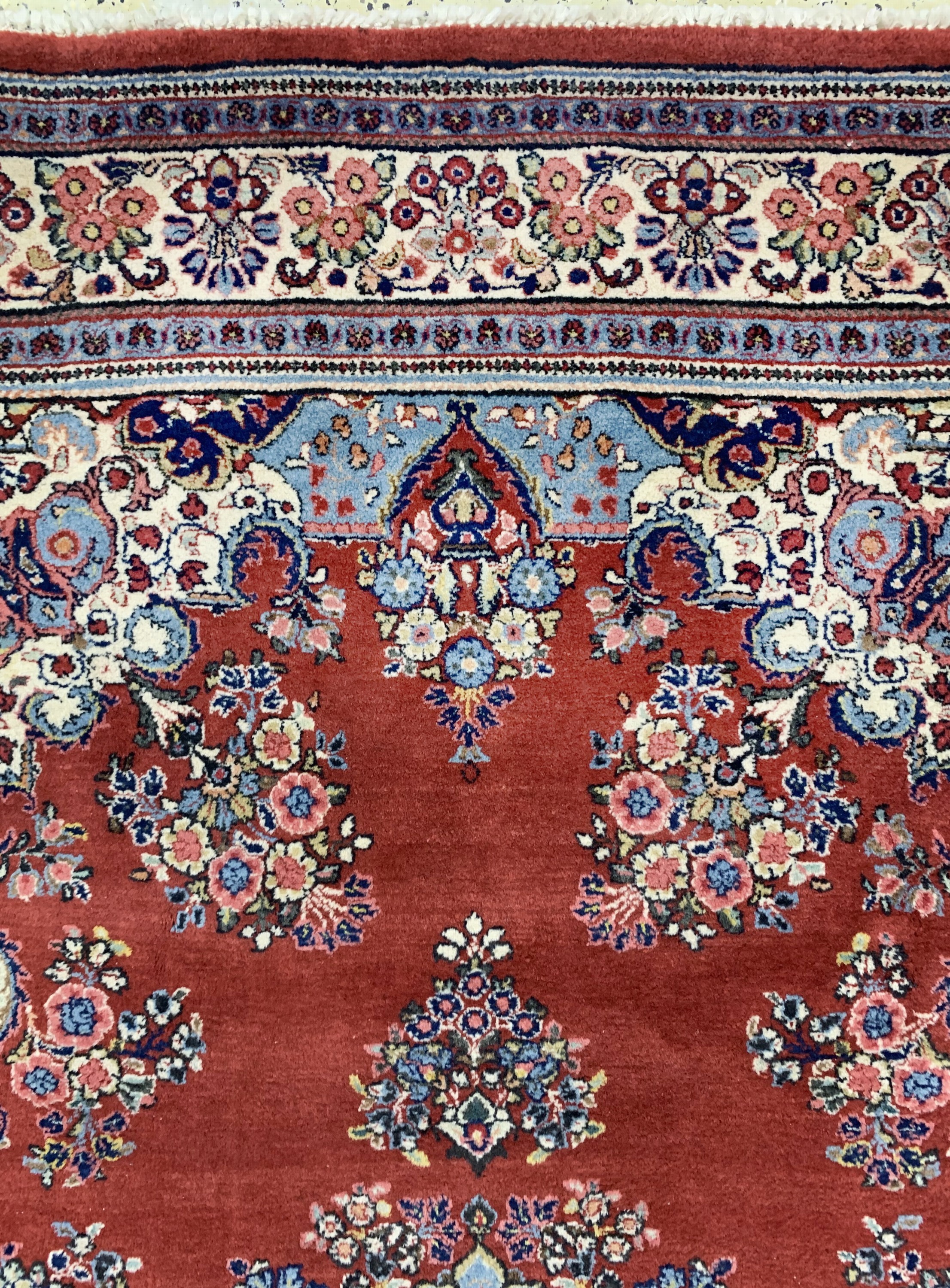 Detail c: Sarogh, Persien, ca. 50 Jahre, Wolle auf Baumwolle, ca. 268 x 185 cm, EHZ: 2