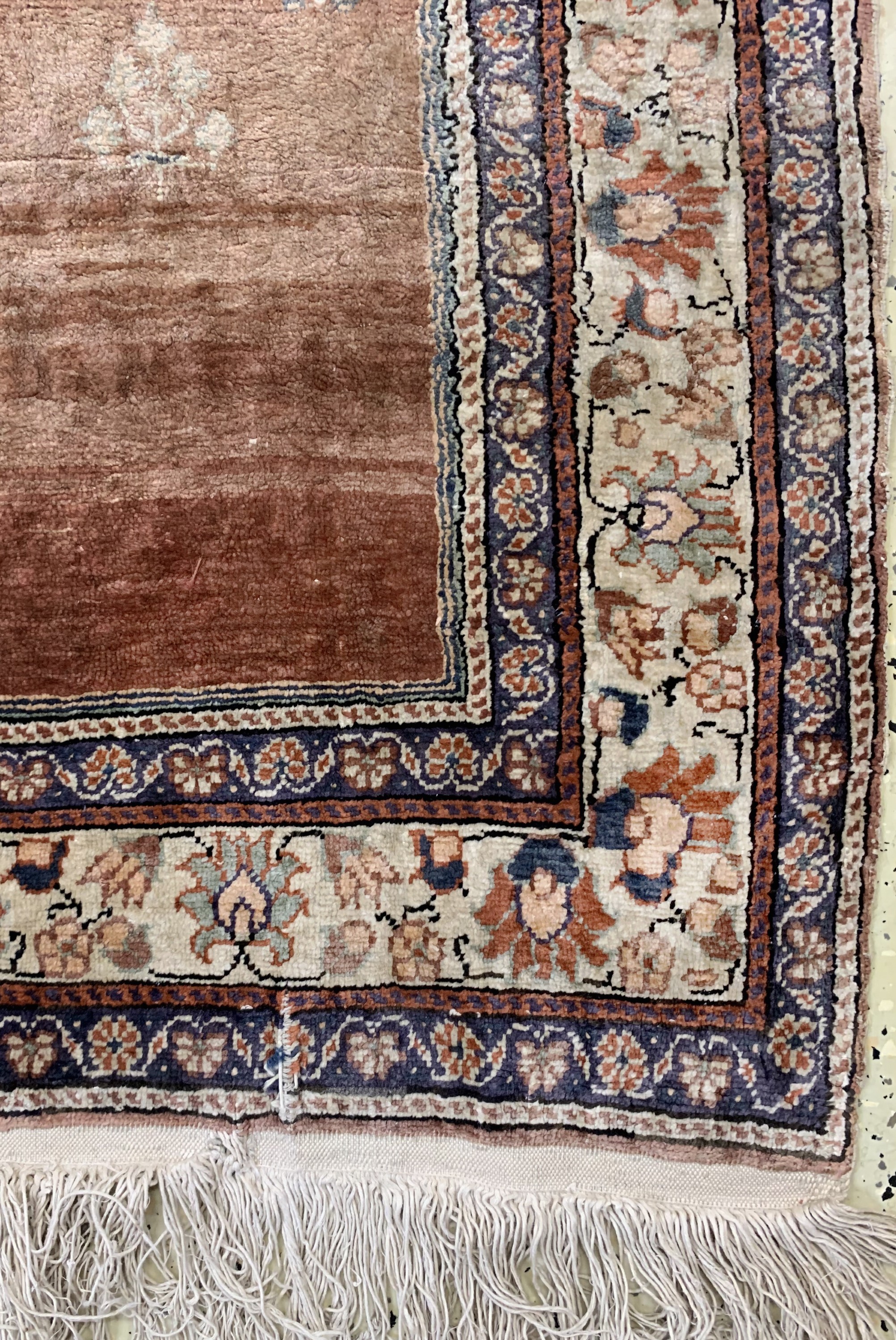 Detail a: Kayseri, Türkei, ca. 60 Jahre, merzerisierte Baumwolle, ca. 128 x 90 cm, EHZ:3(kleine Riss)