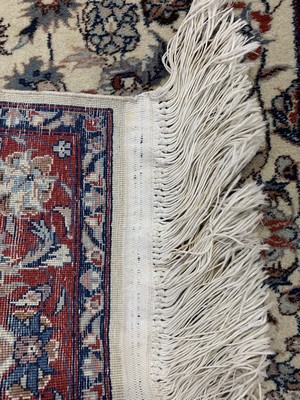 26754427b - 3 lots Poshti, China/India, approx. 50 years, wool on cotton, approx. 126 x 66 cm, condition: 2. Rugs, Carpets & Flatweaves