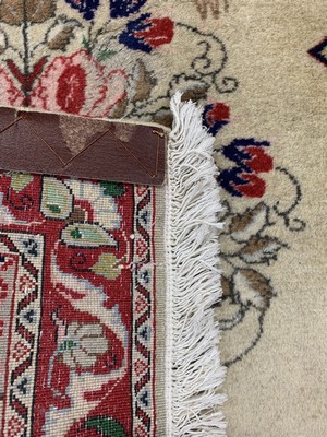 26754427d - 3 lots Poshti, China/India, approx. 50 years, wool on cotton, approx. 126 x 66 cm, condition: 2. Rugs, Carpets & Flatweaves
