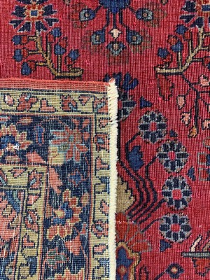 26754428c - Lilian, Persia, around 1910, wool on cotton, approx. 143 x 100 cm, condition: 4, shortened. Rugs, Carpets & Flatweaves