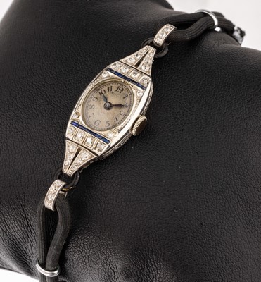 Image 26755113 - Art-Deco diamond-ladies' wristwatch