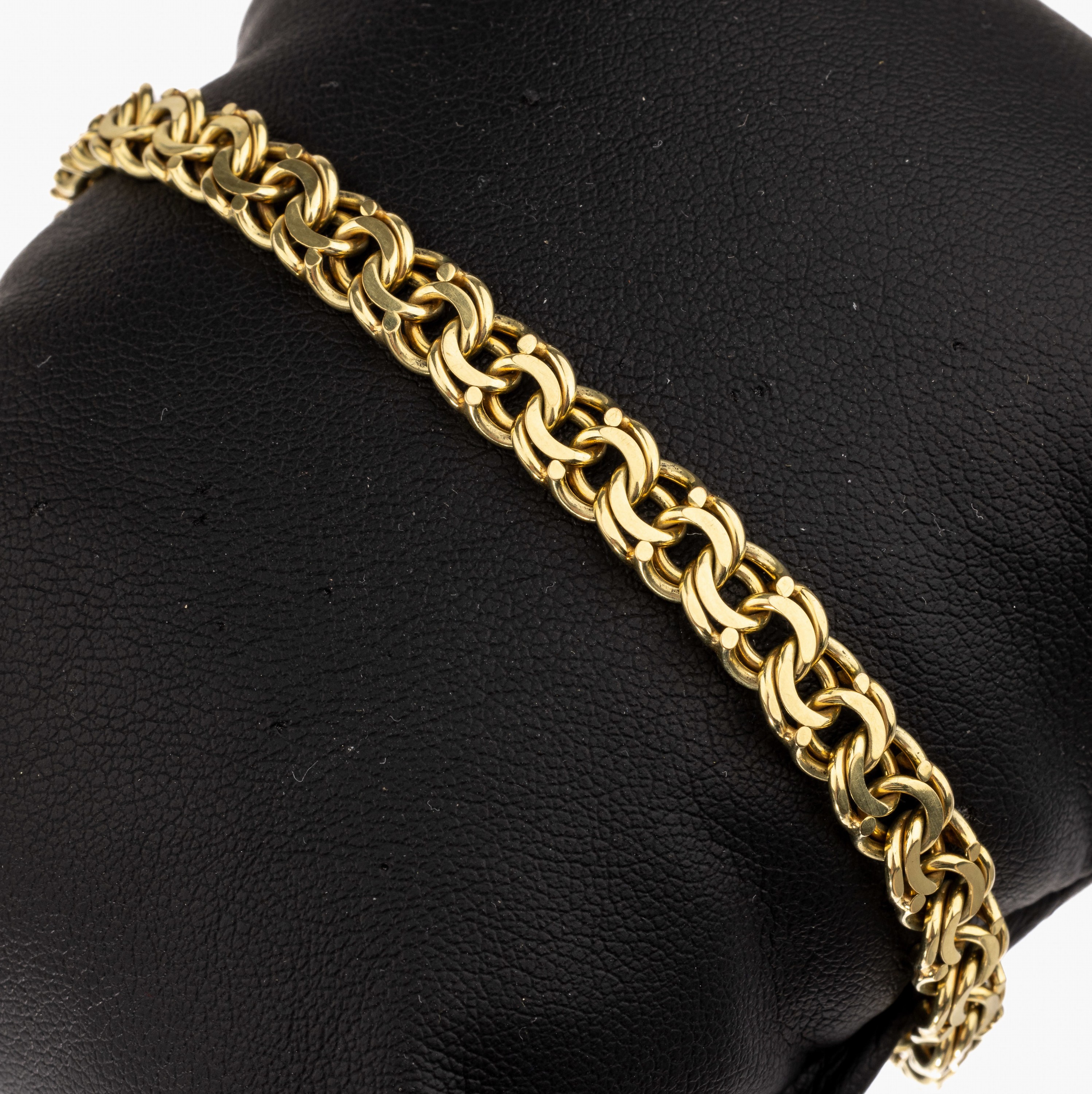 8 kt Gold Armband, GG 333/000, L. ca. 19 cm, ca. 11.5 g