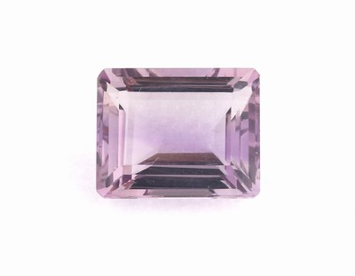 Image 26756693 - Loose amethyst in bevelled trap cut approx. 9.10 ct, approx. 14 x 11 x 7 mm