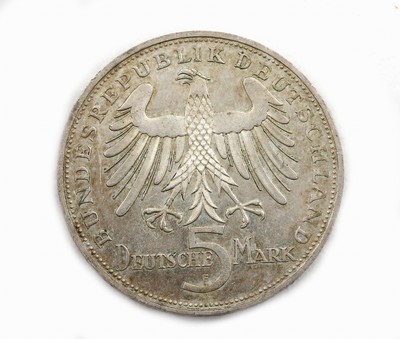 26757790a - Silbermünze, 5 DM