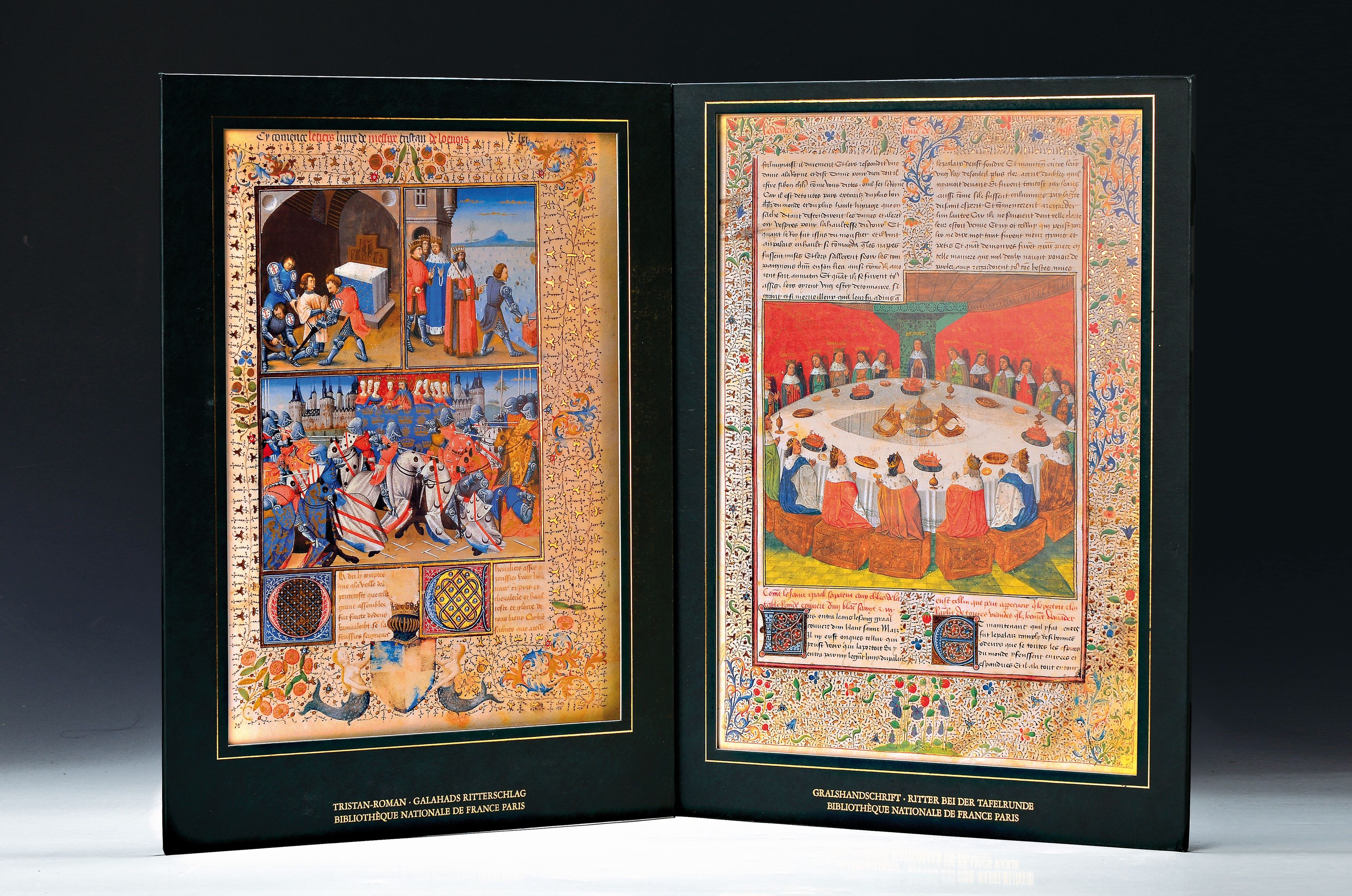 Sammlung Faksimileblätter verschiedener Handschriften, Faksimile Verlag Luzern, aufwendige Zierseiten mit Blattvergoldung, Das Mainzer Evangeliar ...