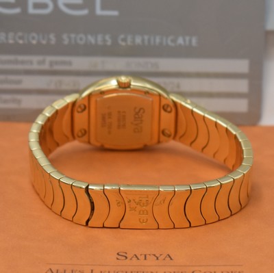 26759805b - EBEL Satya Damenarmbanduhr in GG 750/000 mit Diamanten Referenz 8057B2