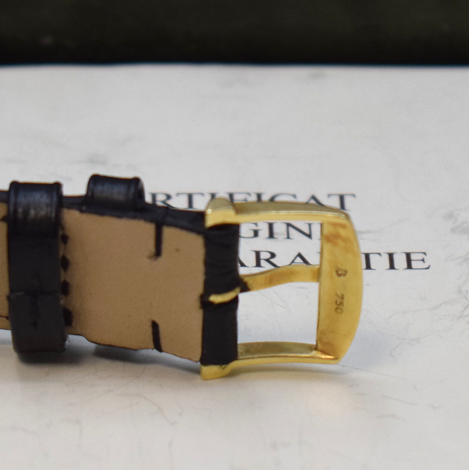Detail c: AUDEMARS PIGUET Classic Armbanduhr in GG 750/000 Referenz BA25125, Schweiz verk. lt. beil. Zertifikat in October 1987, Handaufzug, Boden aufgedr., ...