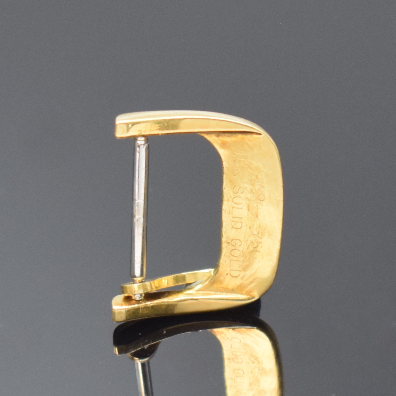 Detail a: Jaeger-LeCoultre/VACHERON CONSTANTIN 2 Dornschließen in GG und WG 750/000, Vacheron für 14 mm Band, Jaeger-LeCoultre für 16 mm Band, in ...