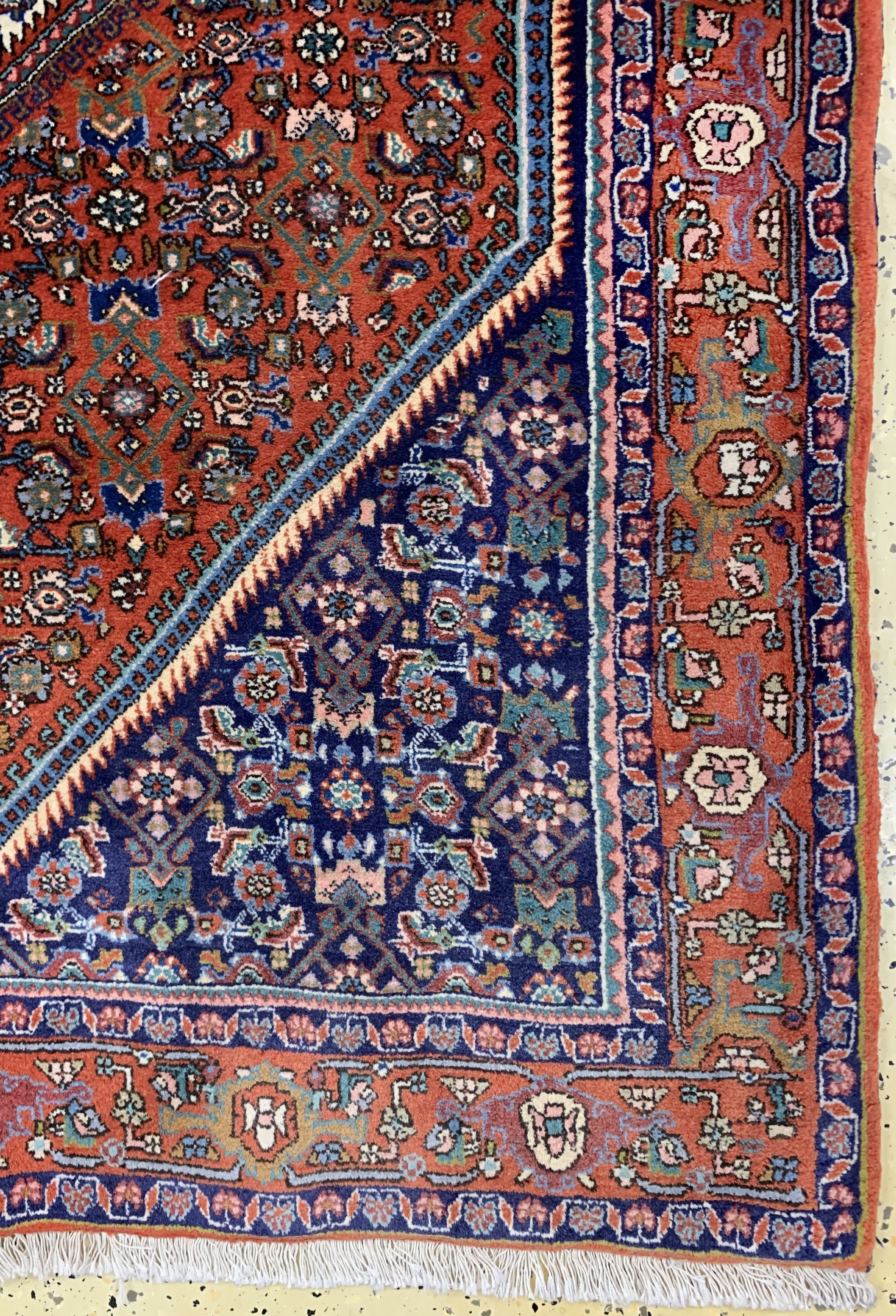 Detail a: Bidjar, Persien, ca. 50 Jahre, Wolle auf Baumwolle, ca. 172 x 114 cm, EHZ: 2