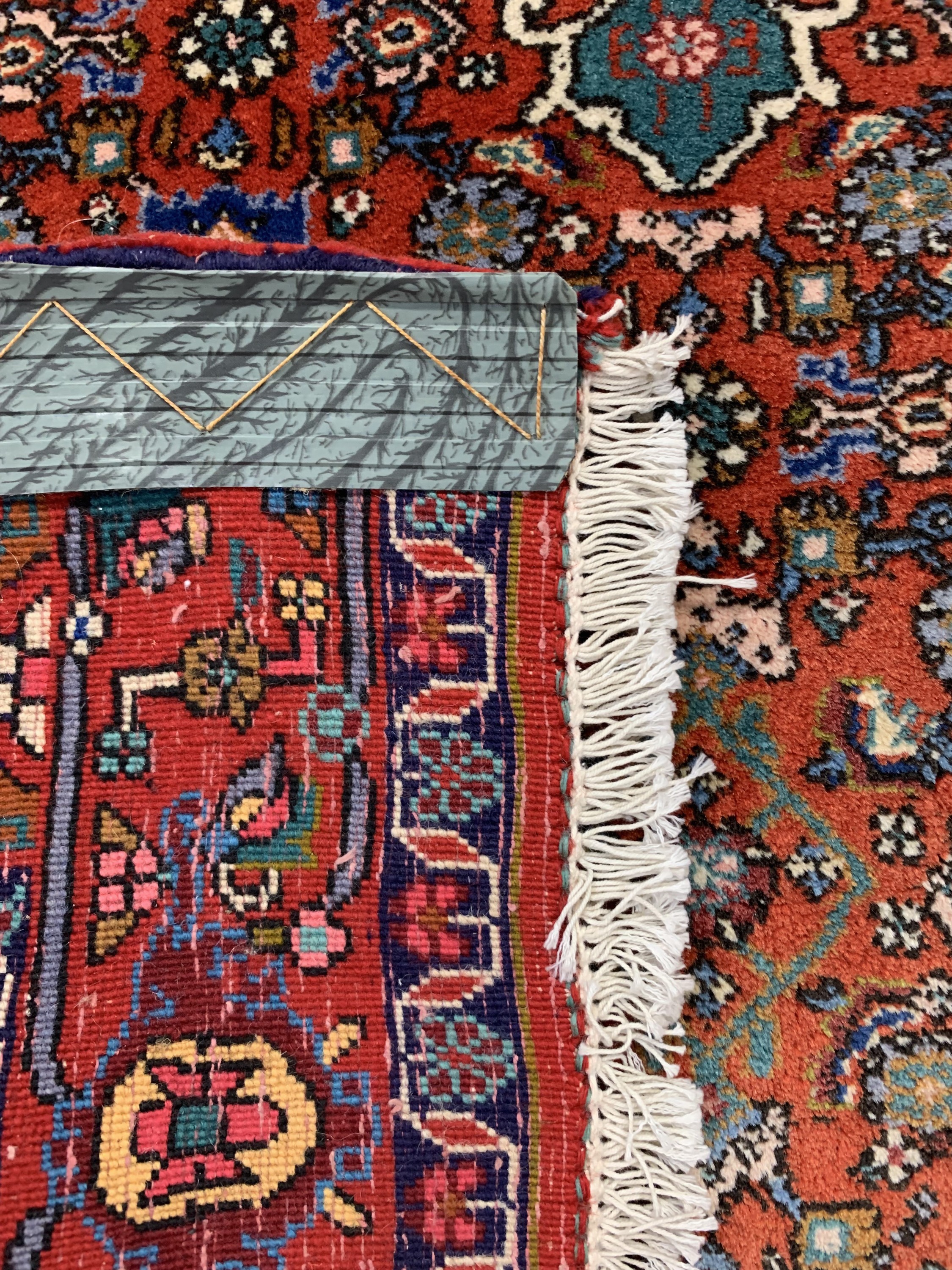 Detail d: Bidjar, Persien, ca. 50 Jahre, Wolle auf Baumwolle, ca. 172 x 114 cm, EHZ: 2