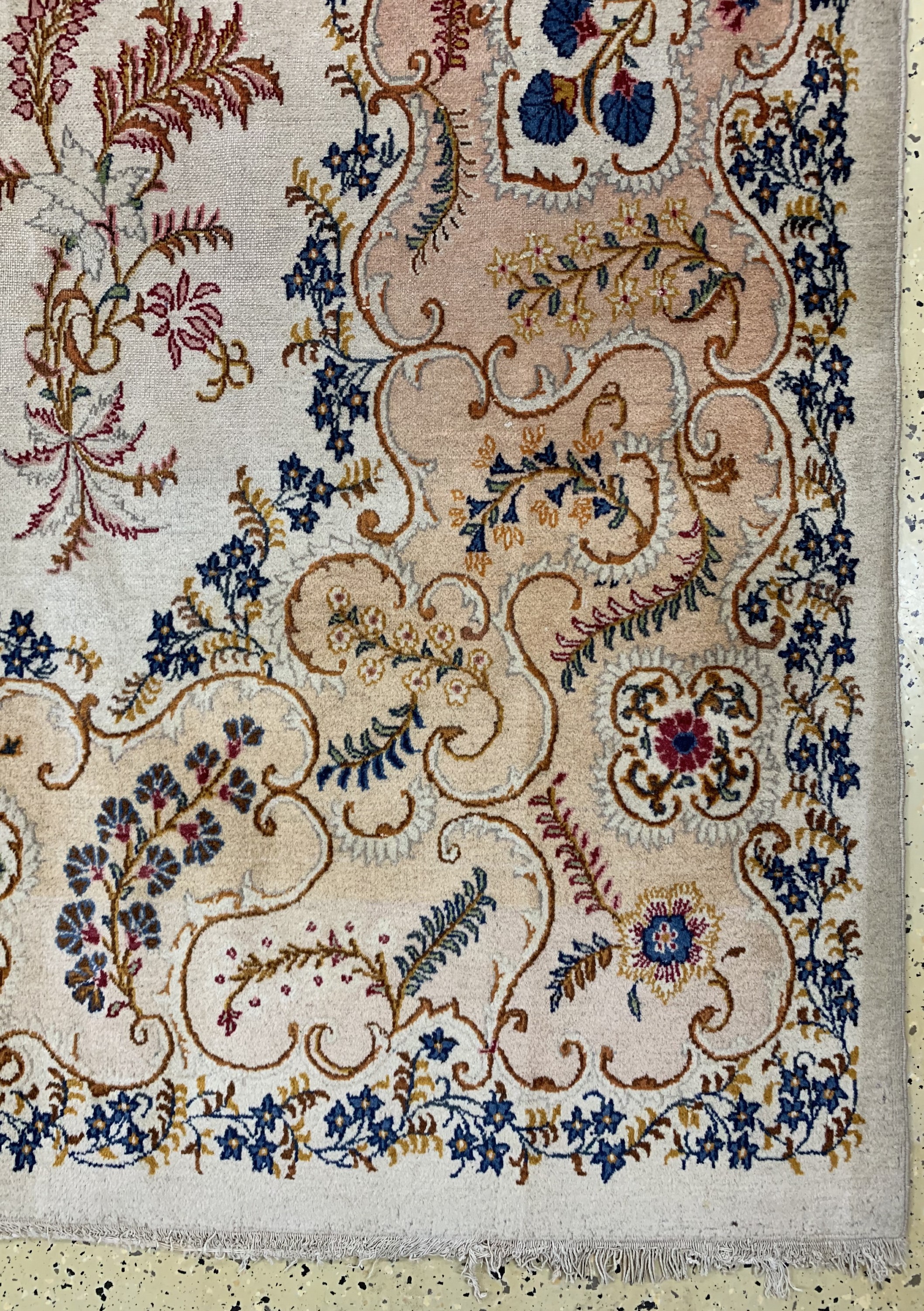 Detail a: Keschan alt, Persien, um 1950, Wolle auf Baumwolle, ca. 403 x 270 cm, EHZ: 3