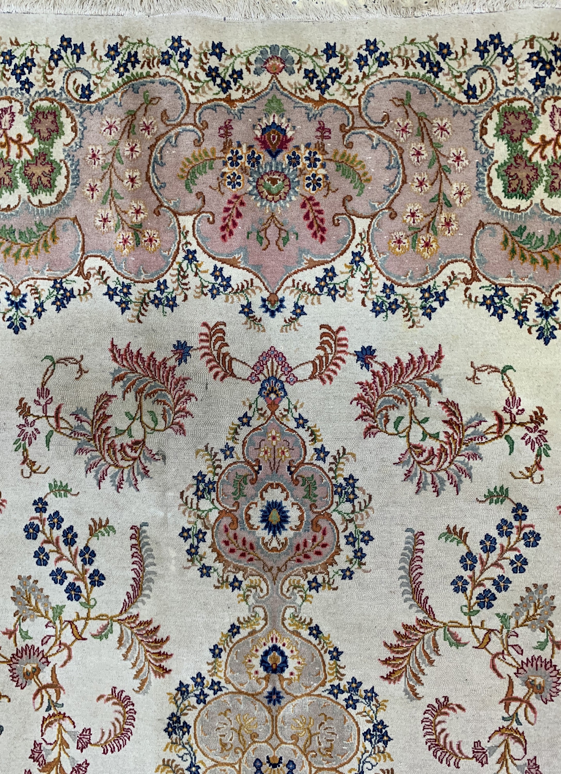 Detail b: Keschan alt, Persien, um 1950, Wolle auf Baumwolle, ca. 403 x 270 cm, EHZ: 3