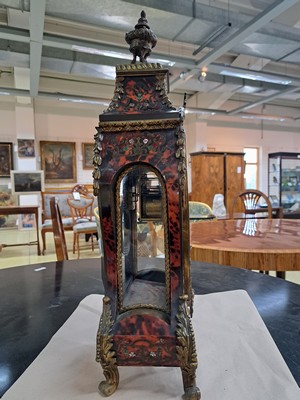 26761329b - Boulle clock with wall console, France, around 1880, Boulle case with original Console, ...