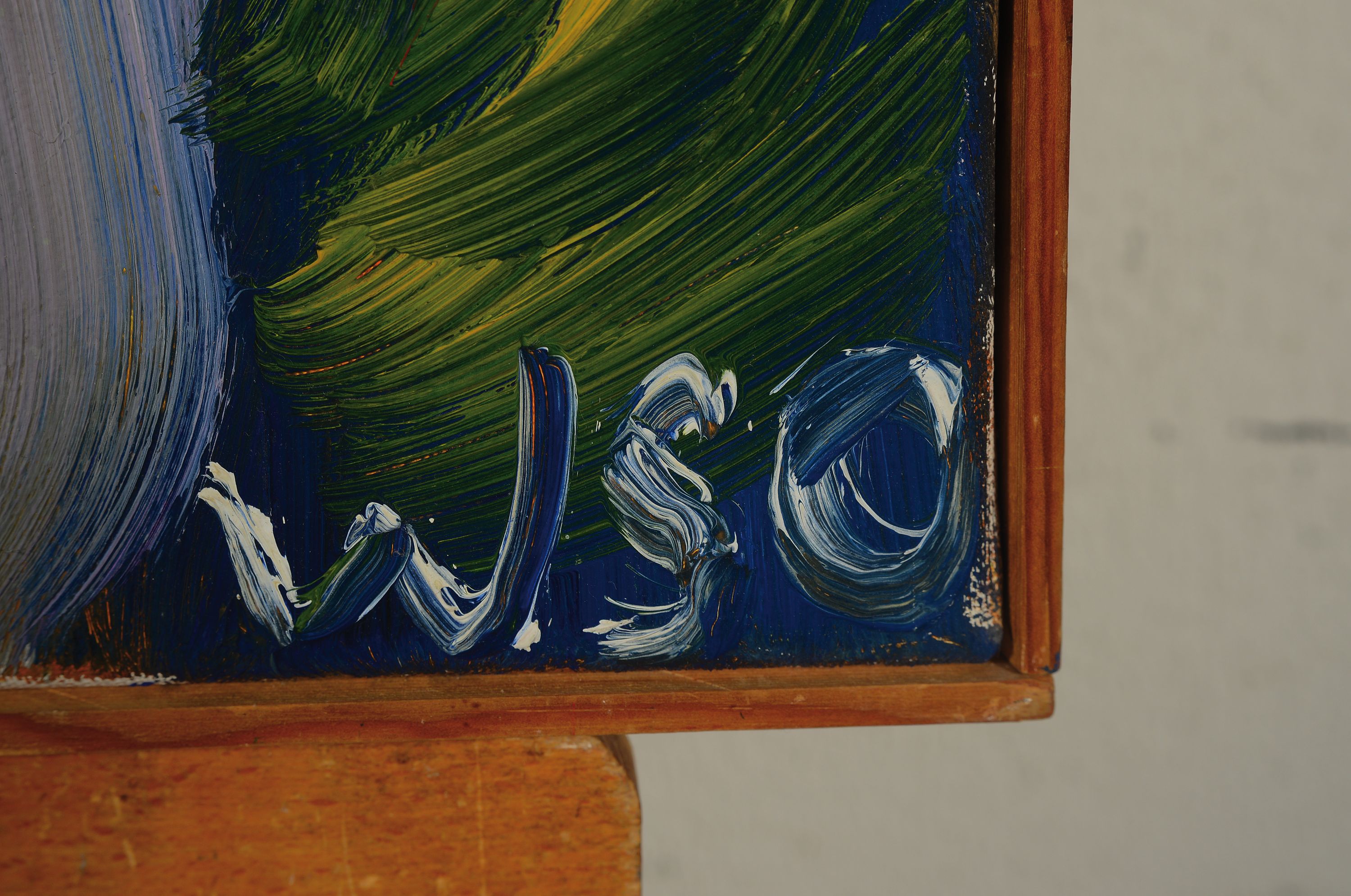 Detail n: William Skotte Olsen, 1945-2005, Pferd und Reiter, Öl/Lwd, re. u. monogr. WSO, ca. 46x55cm