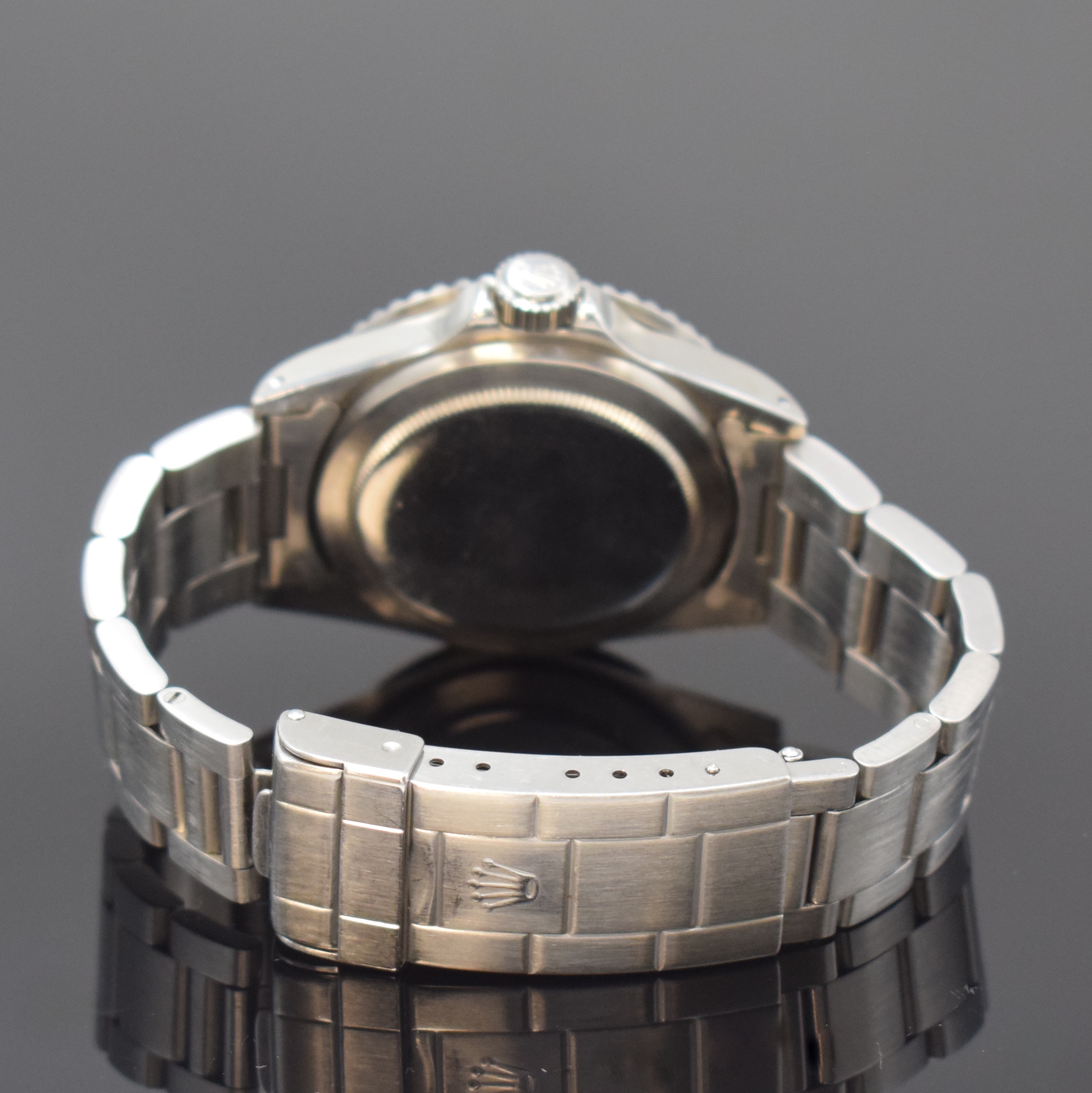 Detail b: ROLEX vintage Herrenarmbanduhr Oyster Perpetual Date Submariner Referenz 1680, Automatik, Schweiz um 1978, Chronometer der Superlative in Edelstahl ...
