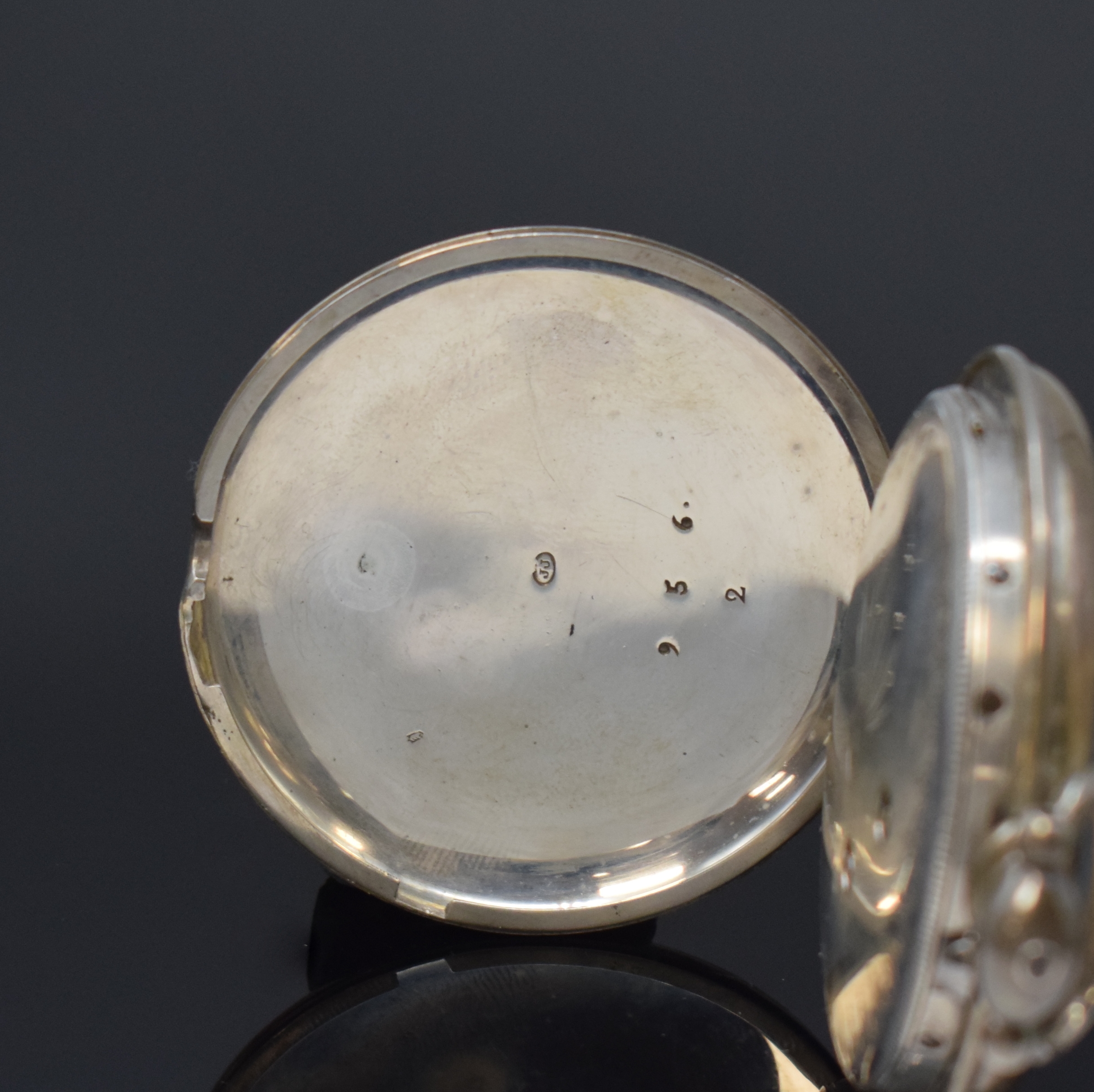 Detail b: BOVET, FLEURIER offene Taschenuhr mit Duplexhemmung, Schweiz um 1850, Schlüssel- aufzug, glattes offenes Geh. dell., Rückdeckel zu öffnen über ...
