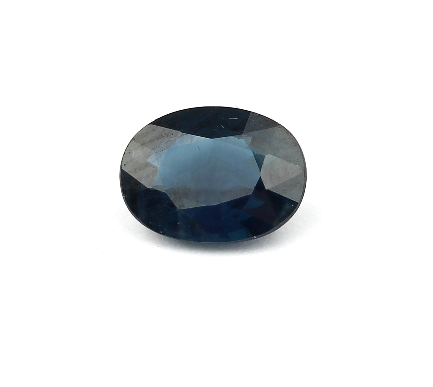Loser Saphir, 2.12 ct, ovalfacett., Deep Blue, mit ALGT-Expertise