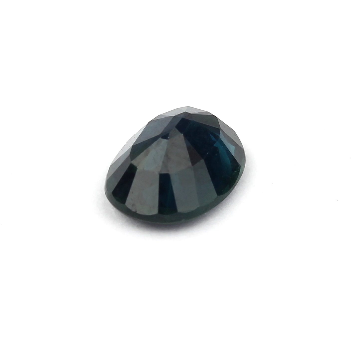 Detail a: Loser Saphir, 2.12 ct, ovalfacett., Deep Blue, mit ALGT-Expertise