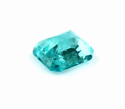 26763356a - Loose apatite, 0.72 ct, octagonale trap cut, with ALGT-expertise Valuation Price: 320, - EUR