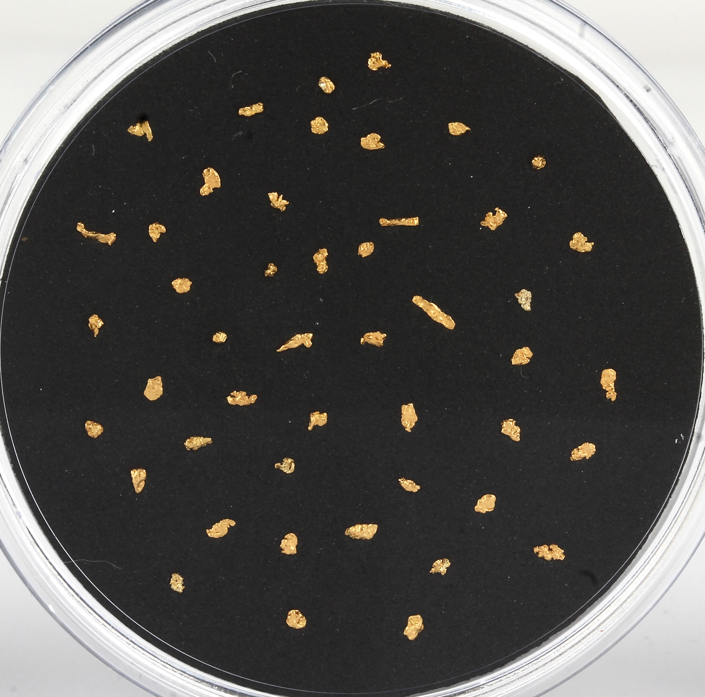 Detail a: Lot lose Goldnuggets, Feingehalt ca. 20-23 Karat, Fundort: Yukon/Alaska, mit Goldfieber Echtheitszertifikat, geschätztes Totalgewicht unter 1 Gramm