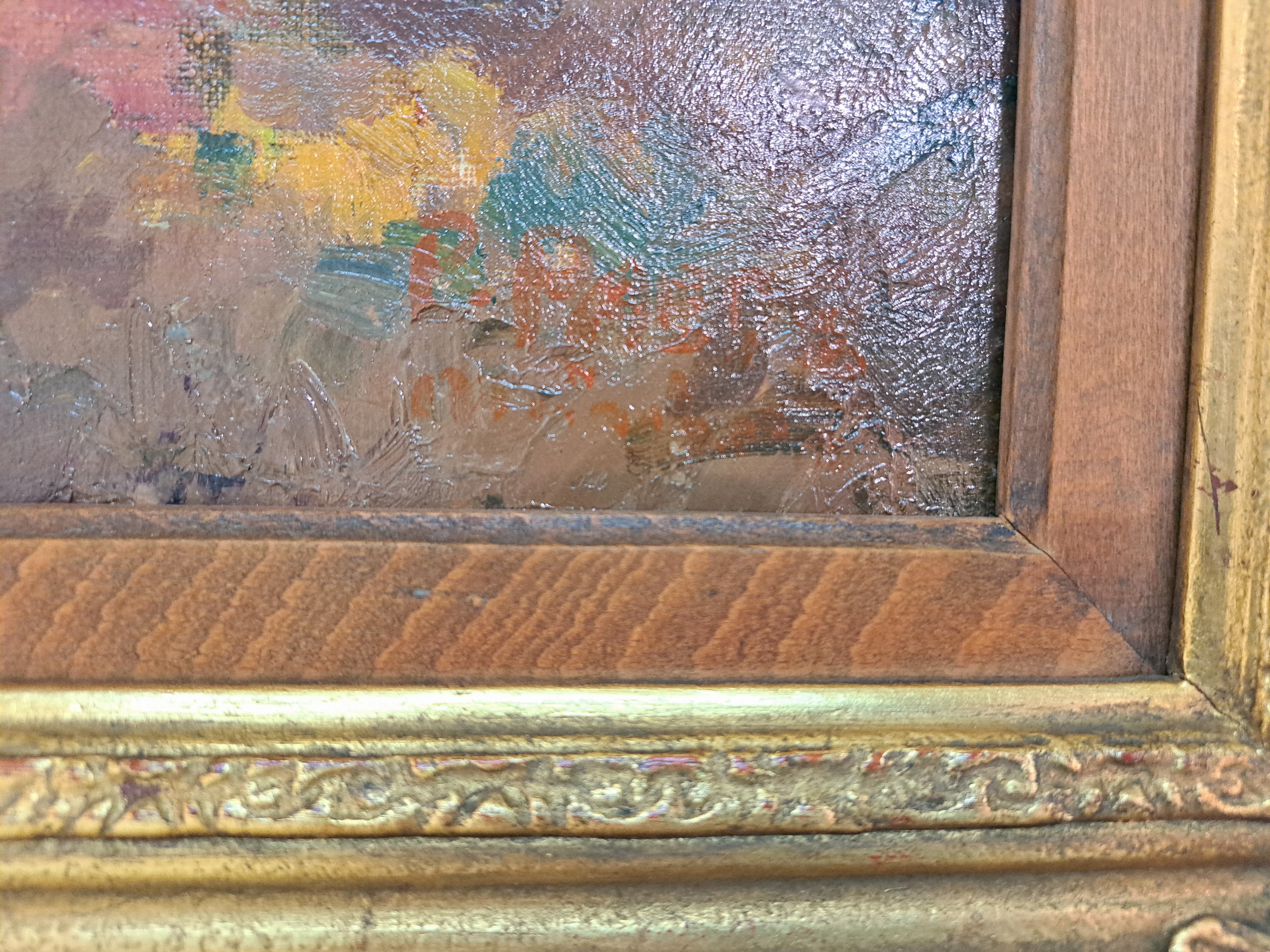 Detail a: Paul Paede, 1868 Berlin-1929 München, 6 Frauen beim Baden an einem Baum bestandenen Ufer, Öl/Lwd, rechts unten signiert, ca. 47x60cm, R. ca. ...