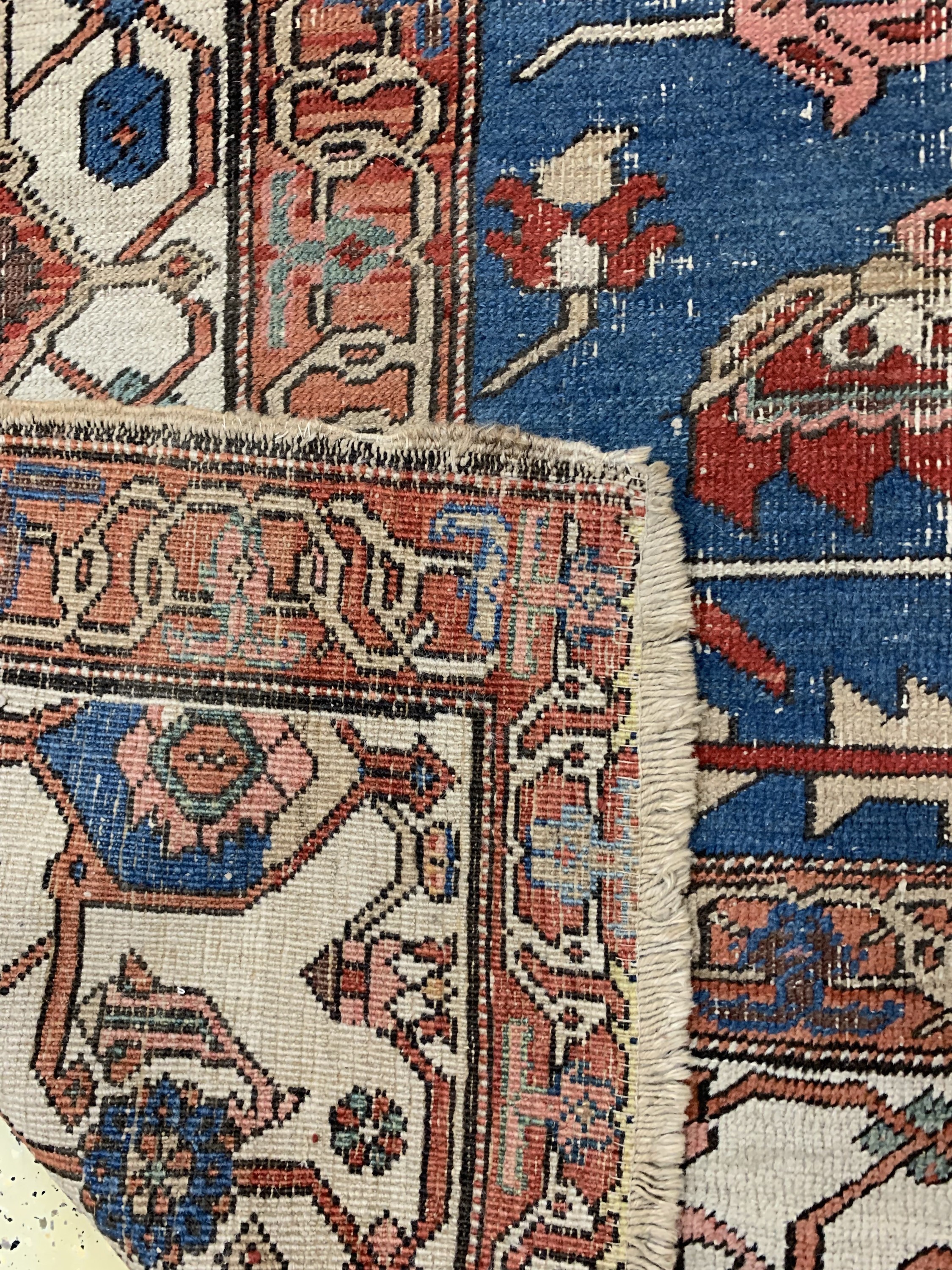 Detail f: Antiker Heriz, Persien, 19.Jhd, Wolle auf Baumwolle, ca. 440 x 335 cm, EHZ: 4