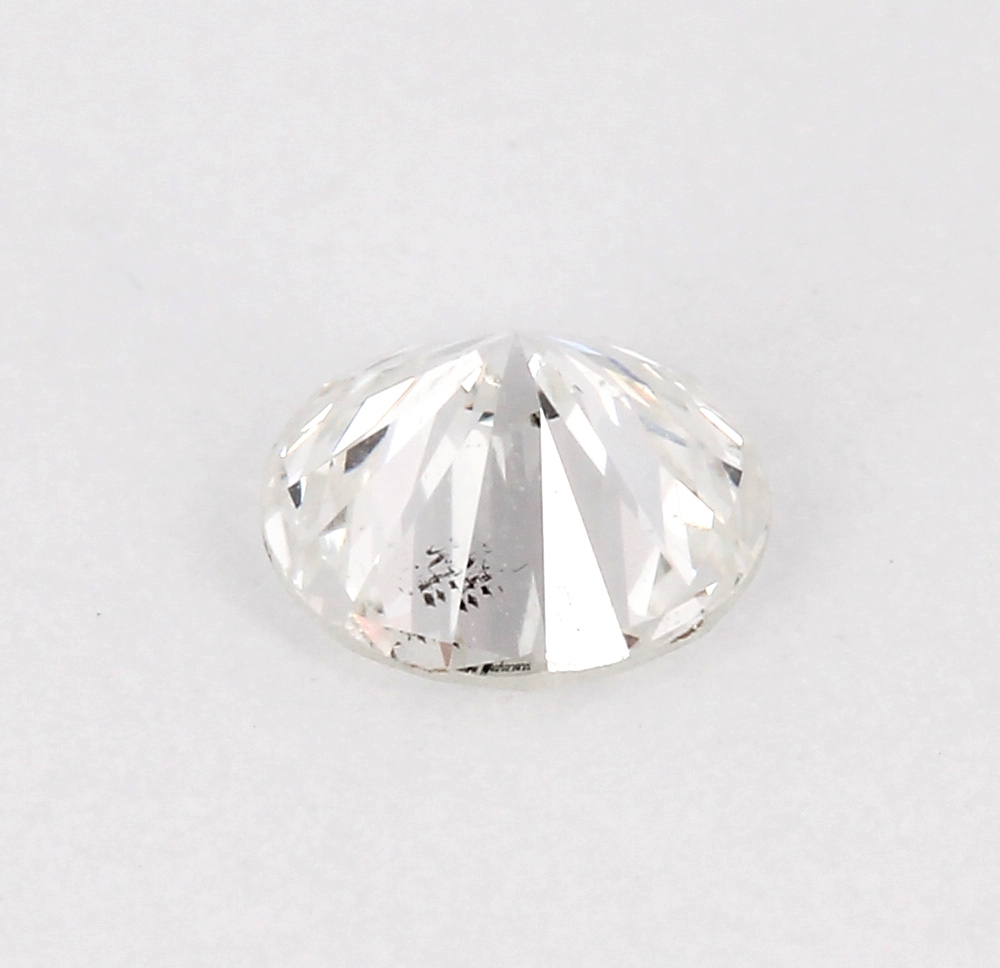 Detail a: Loser Brillant, 0.40 ct feines Weiß+(F)/si2, mit GIA-Expertise