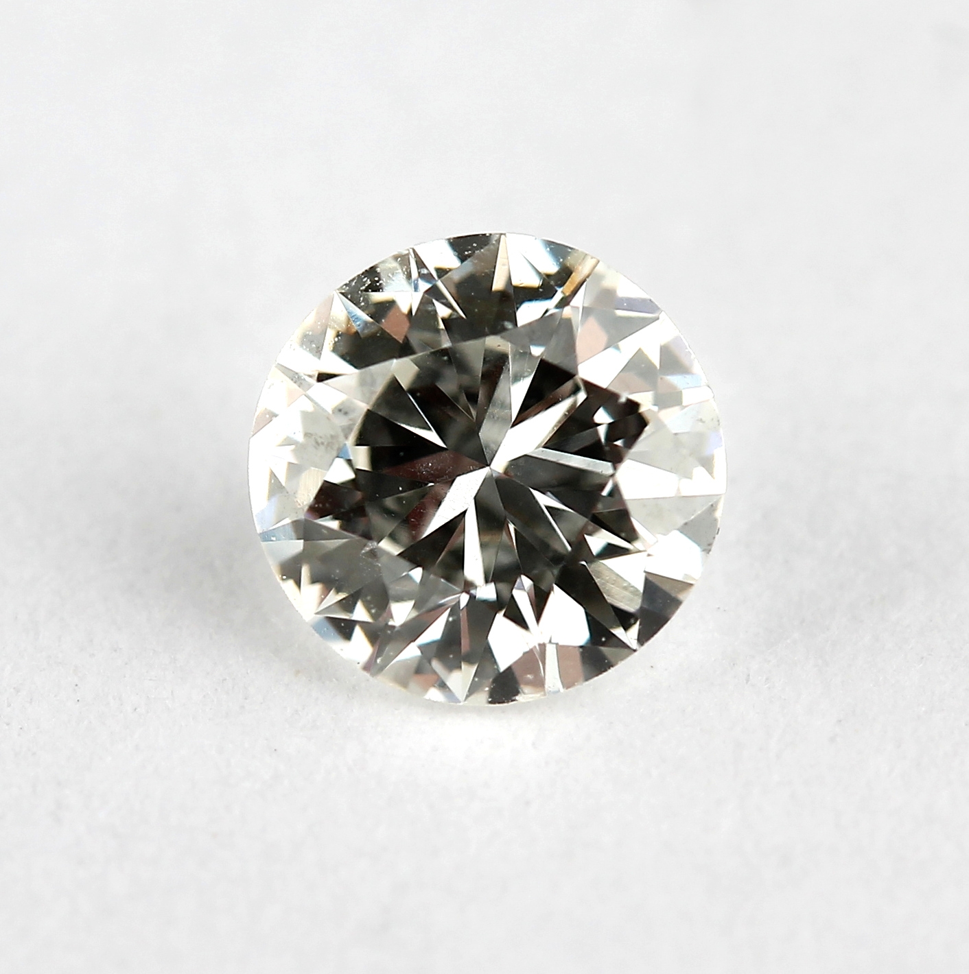 Loser Brillant, 0.38 ct l.get.Weiß(I)/vs1, mit GIA-Expertise