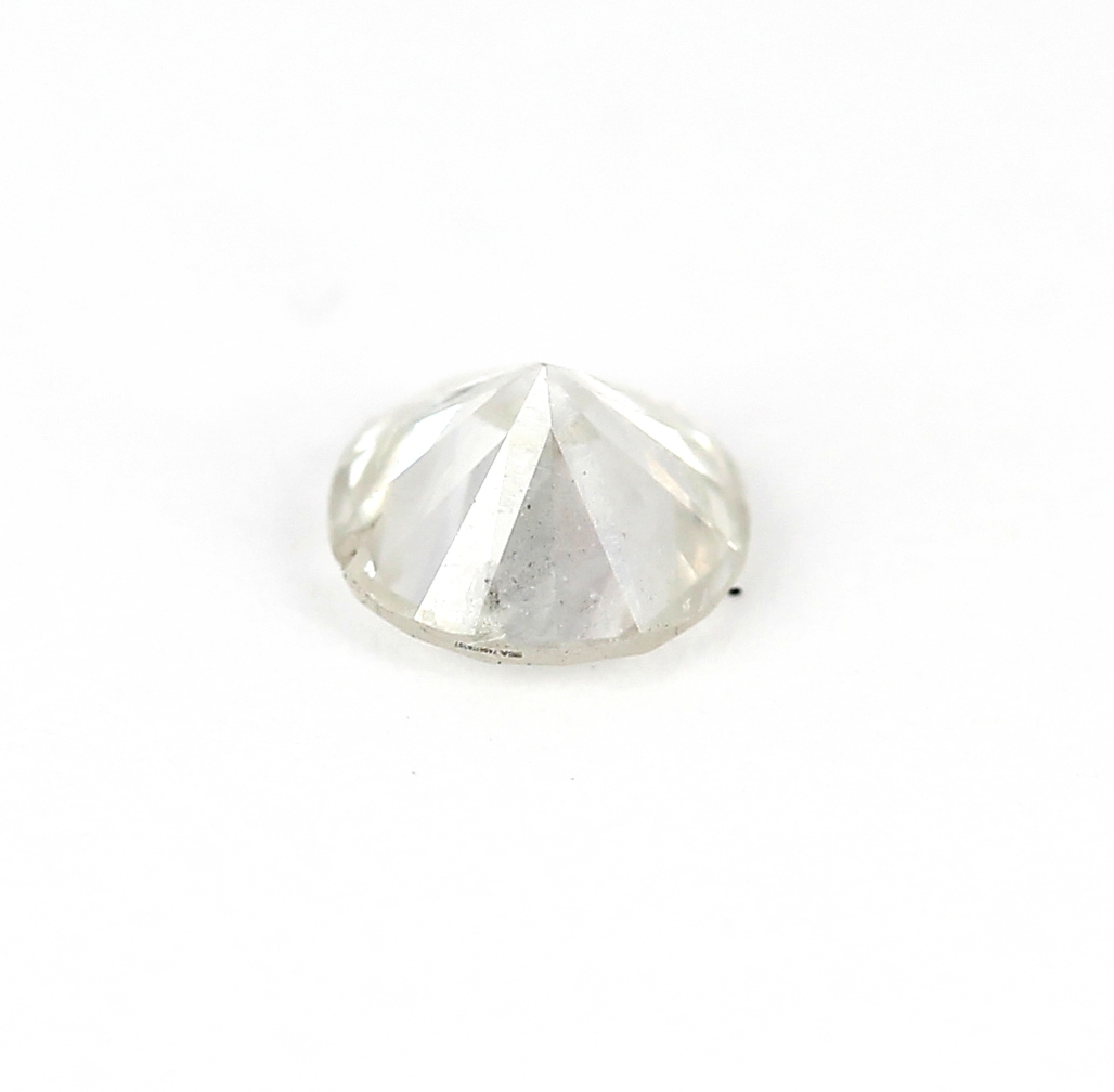 Detail a: Loser Brillant, 0.23 ct Weiß(H)/p3, mit GIA-Expertise