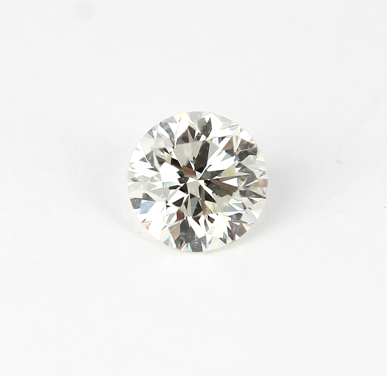 Loser Brillant, 0.37 ct get.Weiß(K)/si1, mit GIA-Expertise