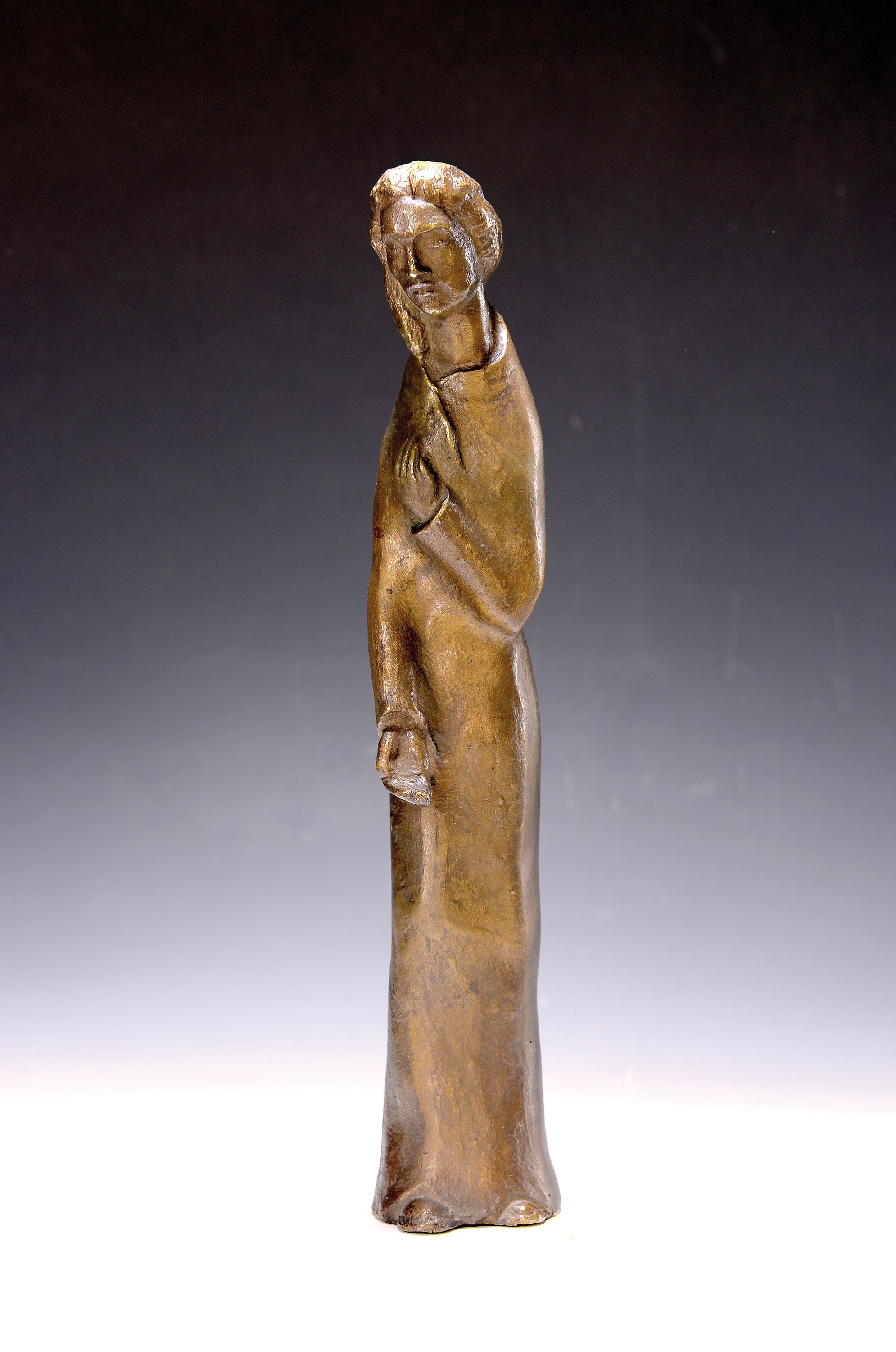 Detail k: Heinz Bentele, 1902-1983, Bronzeskulptur, monogr., H. ca. 34 cm