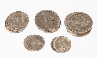 Image 26766458 - Konvolut 21 Silbermünzen