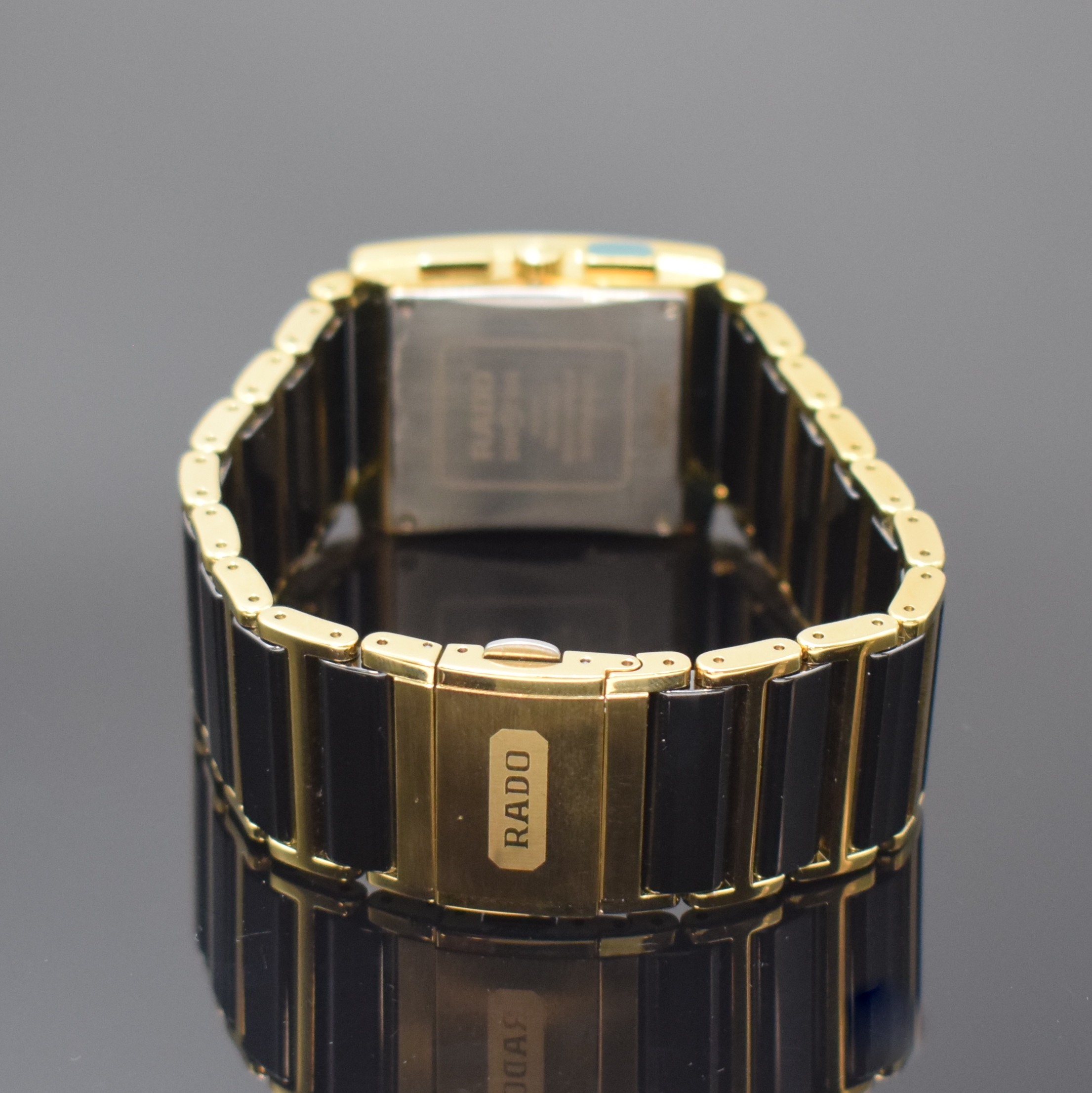 Detail b: RADO Diastar Integral Herrenchronograph Referenz 538.0592.3, Schweiz um 2005, quarz, Geh. in Stahl teils verg., Keramik- Gliederband m. dopp. ...