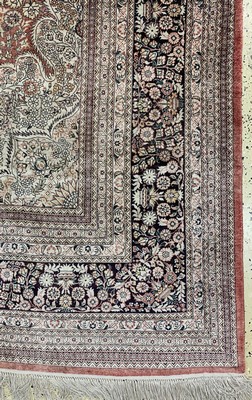 26766663a - Hereke silk fine, China, approx. 50 years, pure natural silk, approx. 250 x 245 cm, fadedcolors, condition: 2. Rugs, Carpets & Flatweaves