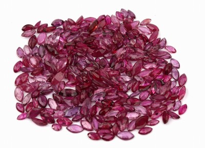 Image 26766694 - Lot loose rubies total approx. 38.51 ct