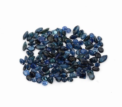 Image 26766697 - Lot loose sapphires total approx. 25.22 ct