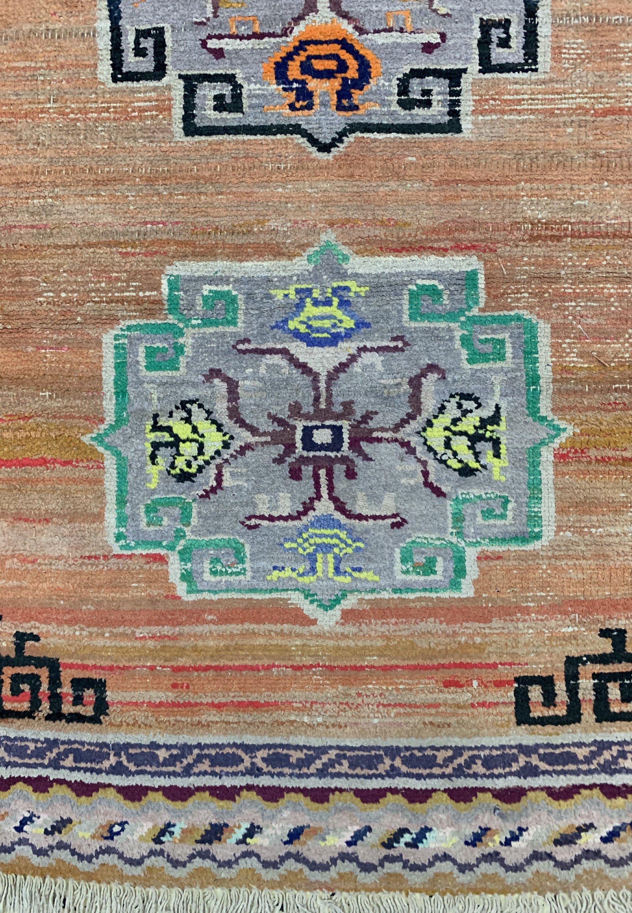 Detail a: Tibet antik, Tibet, um 1900, Wolle auf Baumwolle, ca. 150 x 102 cm, EHZ: 3