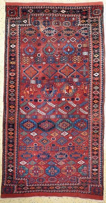 Image 26766815 - Khorasan Kordi, Persia, around 1930, wool on wool, approx. 265 x 140 cm, condition: 3. Rugs, Carpets & Flatweaves