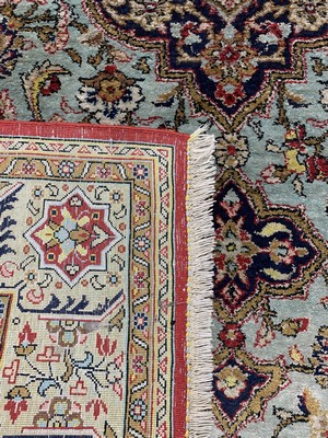 26766857d - Qum silk old, Persia, around 1940, pure natural silk, approx. 163 x 107 cm, condition:2. Rugs, Carpets & Flatweaves