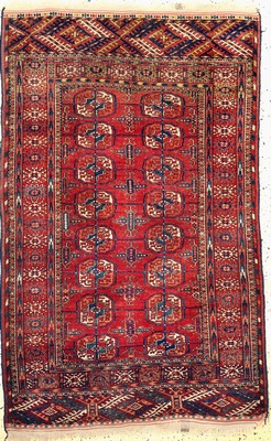 Image 26766860 - Bukhara antique, Turkmenistan, around 1900, wool on wool, approx. 158 x 104 cm, condition:2-3. Rugs, Carpets & Flatweaves