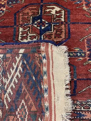 26766860d - Bukhara antique, Turkmenistan, around 1900, wool on wool, approx. 158 x 104 cm, condition:2-3. Rugs, Carpets & Flatweaves